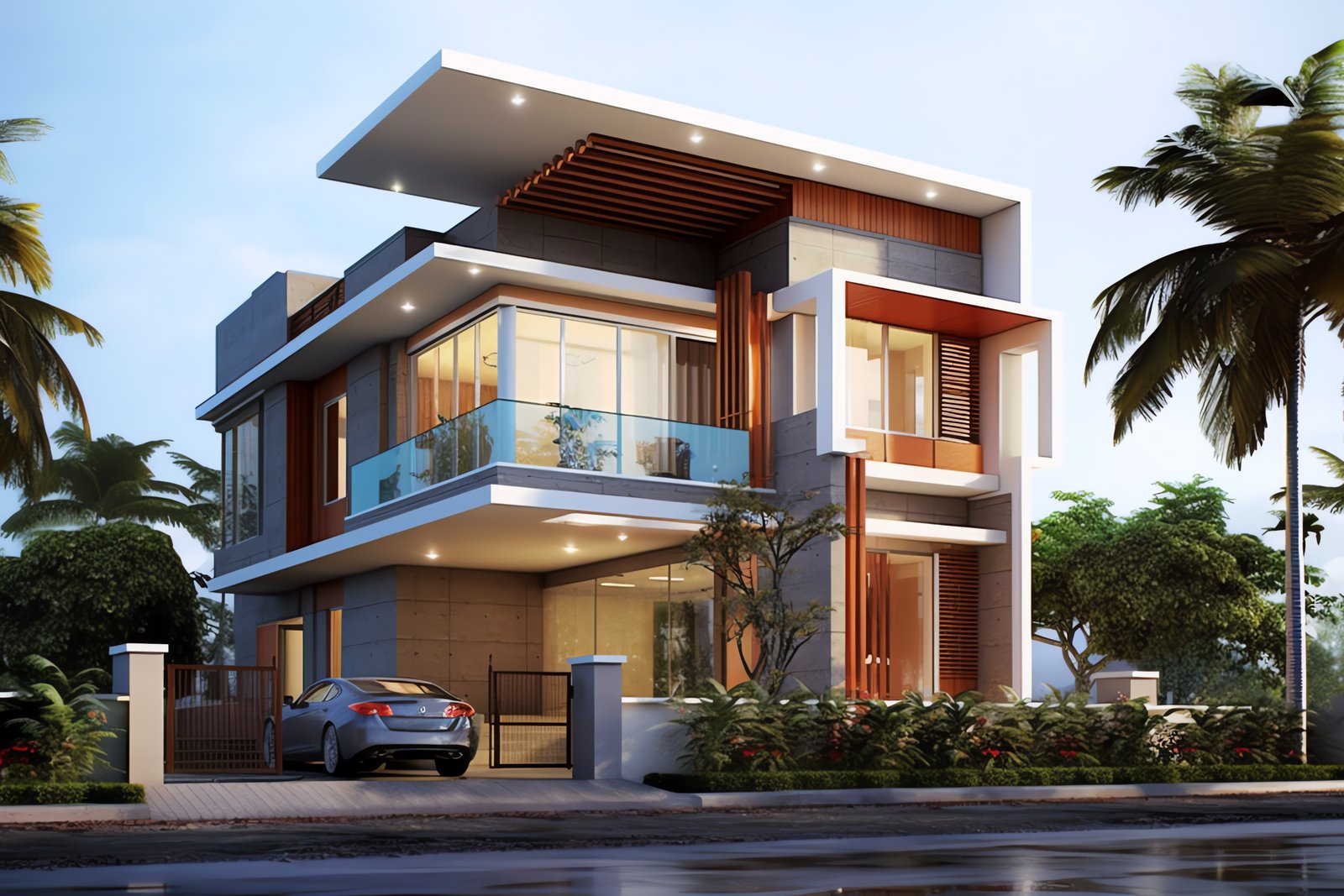 ResidentialTurnkey project — Duplex Villa in Greater Noida by Tanish Construction and Interiors